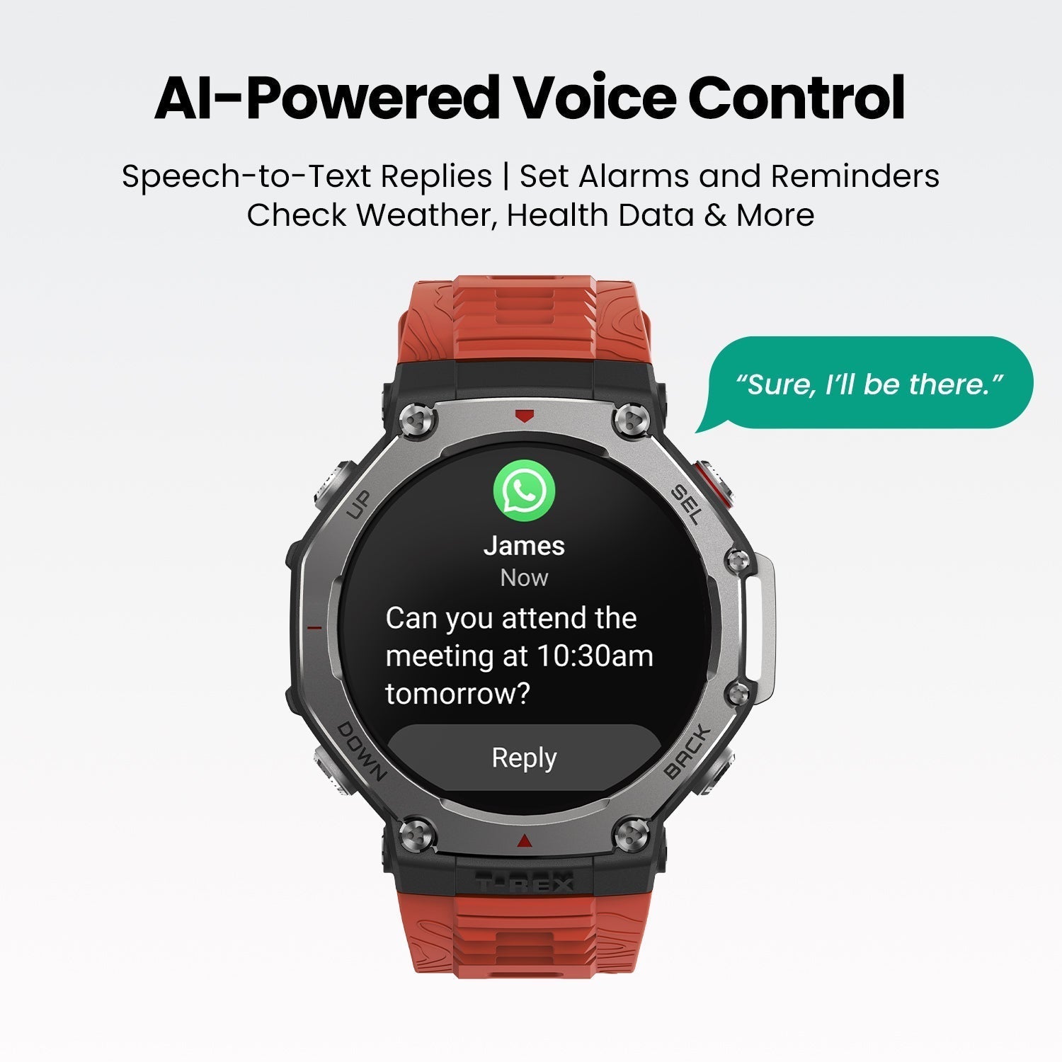 Amazfit T-Rex 3 Rugged GPS Smartwatch - Dual-Band GPS, 27-Day Battery, 10 ATM