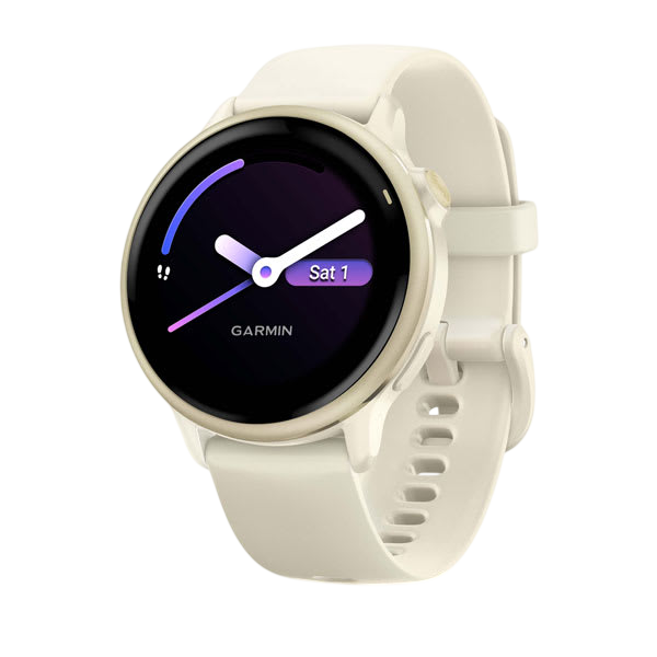 Garmin Vivoactive 6 Health & Fitness GPS Smartwatch - Slate with Black Silicone Band - International Warranty
