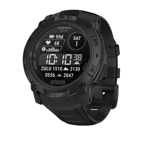 Garmin Instinct 3 50mm Solar Tactical Edition Rugged GPS Smartwatch - International Warranty