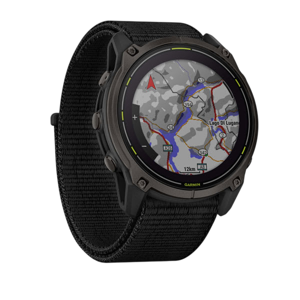 Garmin Enduro 3 51mm Solar Sapphire Multisport GPS Smartwatch - Carbon Gray DLC - International Warranty