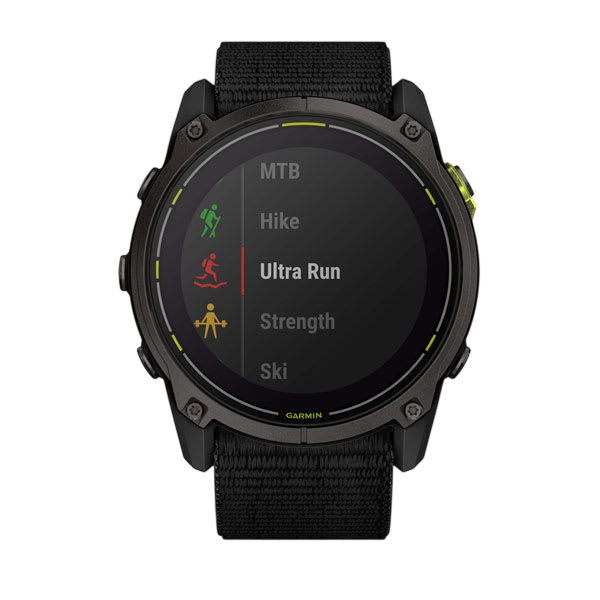 Garmin Enduro 3 51mm Solar Sapphire Multisport GPS Smartwatch - Carbon Gray DLC - International Warranty