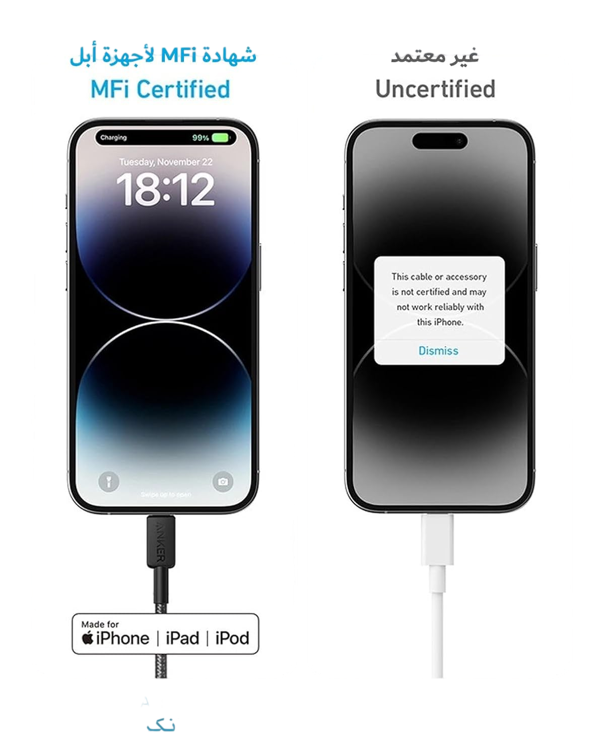 Anker 322 USB-C to Lightning Cable