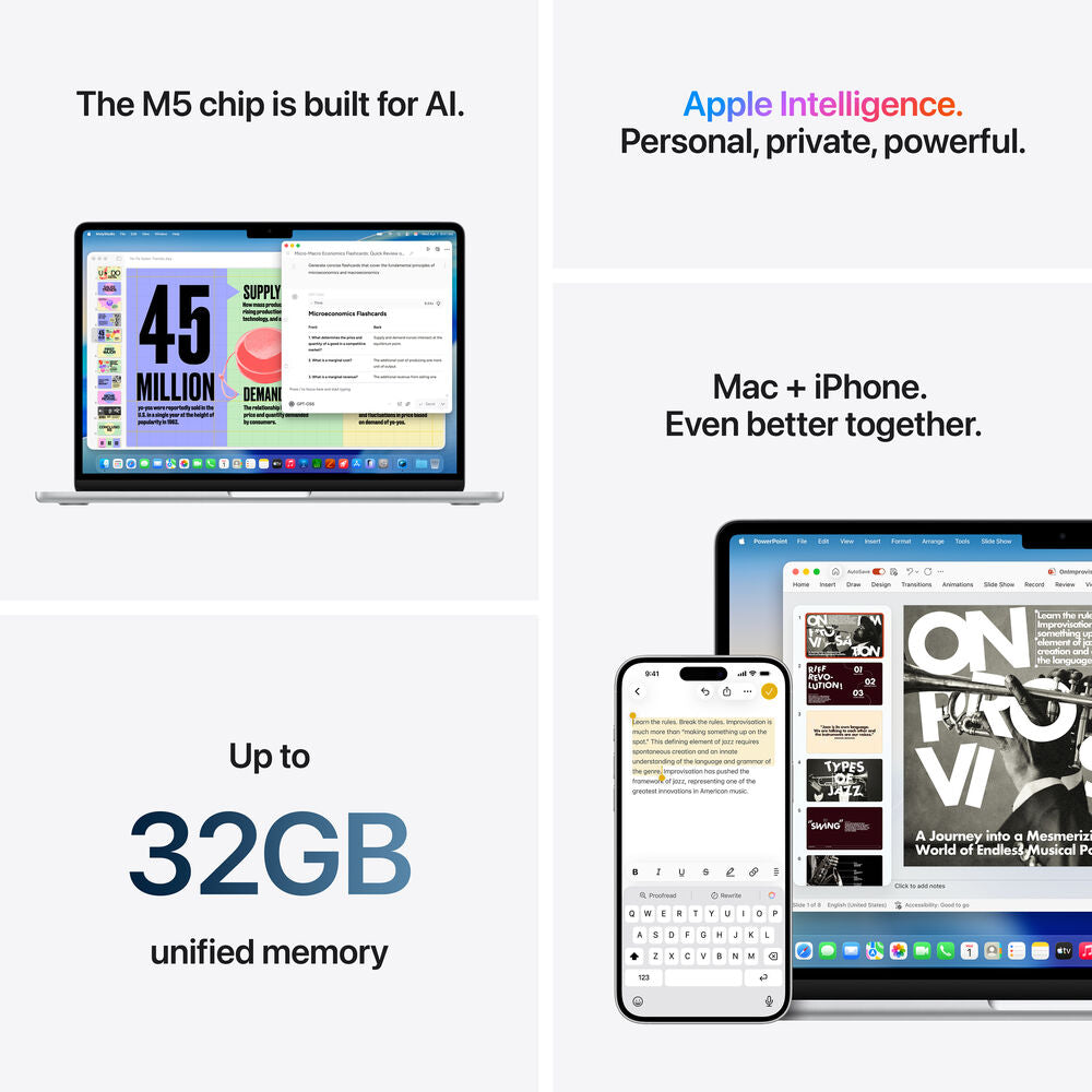 Apple MacBook Air 13-inch M5 (2026) English Keyboard