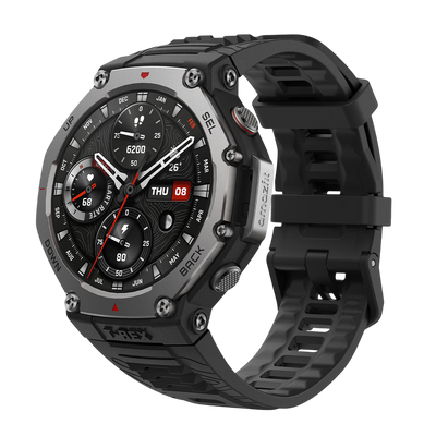 Amazfit T-Rex 3 Rugged GPS Smartwatch - Dual-Band GPS, 27-Day Battery, 10 ATM