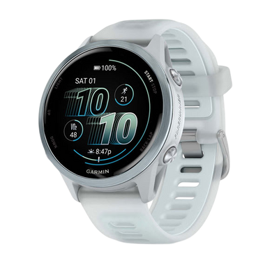 Garmin Forerunner 570 AMOLED GPS Running Smartwatch - Slate Gray Aluminium with Translucent Black Band - International Warranty