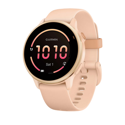Garmin Vivoactive 6 Health & Fitness GPS Smartwatch - Slate with Black Silicone Band - International Warranty