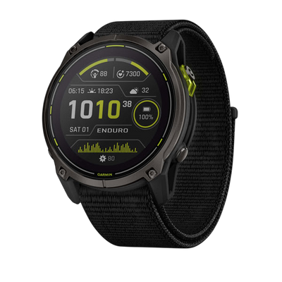 Garmin Enduro 3 51mm Solar Sapphire Multisport GPS Smartwatch - Carbon Gray DLC - International Warranty