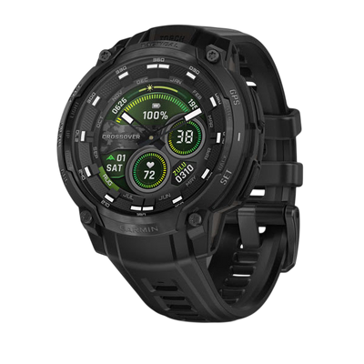 Garmin Instinct Crossover AMOLED Rugged Hybrid GPS Smartwatch - International Warranty