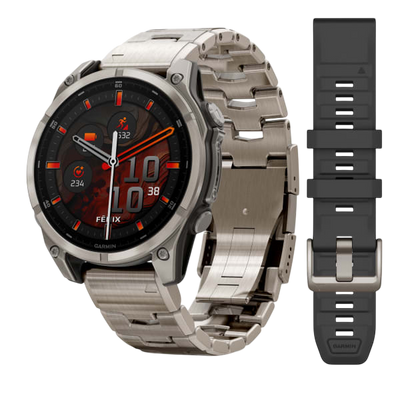 Garmin Fenix 8 AMOLED Sapphire Multisport GPS Smartwatch - International Warranty
