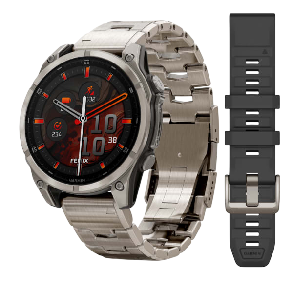 Garmin Fenix 8 AMOLED Sapphire Multisport GPS Smartwatch - International Warranty