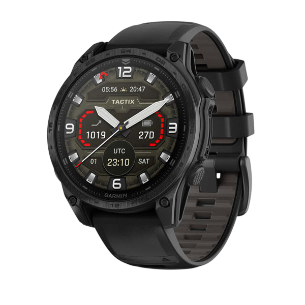 Garmin Tactix 8 AMOLED Sapphire Premium Tactical GPS Smartwatch - Black DLC Titanium - International Warranty