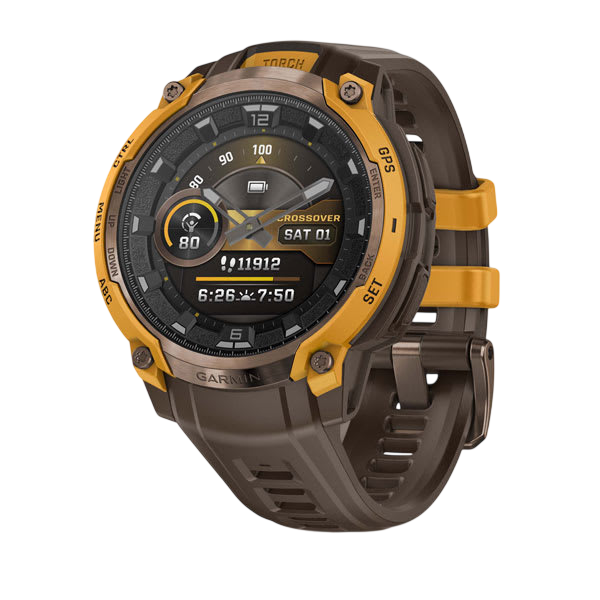 Garmin Instinct Crossover AMOLED Rugged Hybrid GPS Smartwatch - International Warranty