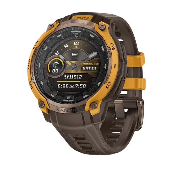 Garmin Instinct Crossover AMOLED Rugged Hybrid GPS Smartwatch - International Warranty