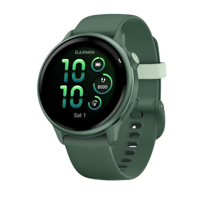 Garmin Vivoactive 6 Health & Fitness GPS Smartwatch - Slate with Black Silicone Band - International Warranty
