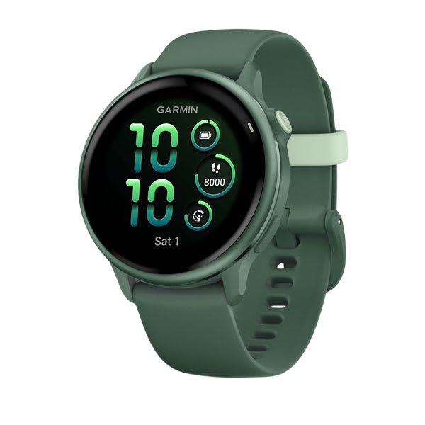 Garmin Vivoactive 6 Health & Fitness GPS Smartwatch - Slate with Black Silicone Band - International Warranty
