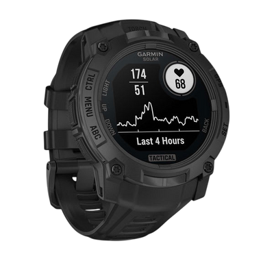 Garmin Instinct 3 50mm Solar Tactical Edition Rugged GPS Smartwatch - International Warranty
