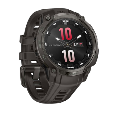 Garmin Instinct Crossover AMOLED Rugged Hybrid GPS Smartwatch - International Warranty