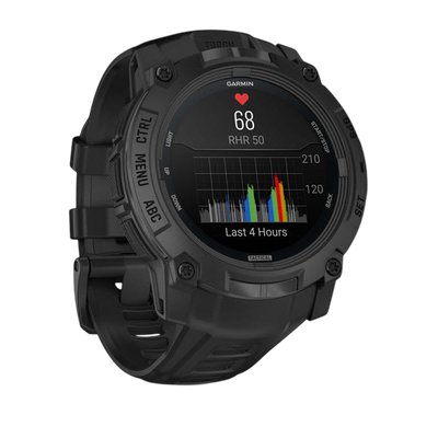 Garmin Instinct 3 50mm AMOLED Tactical Edition Rugged GPS Smartwatch - International Warranty