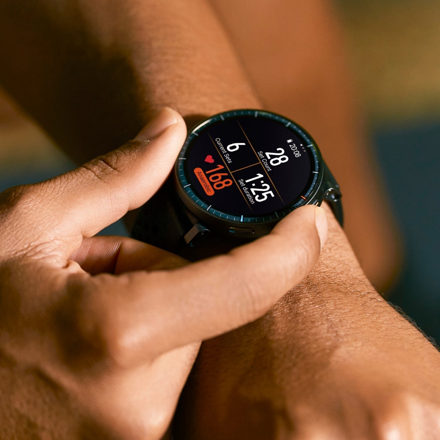 Amazfit Active Max Smartwatch - 3,000-nit AMOLED, 25-Day Battery, Offline Maps