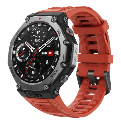 Amazfit T-Rex 3 Rugged GPS Smartwatch - Dual-Band GPS, 27-Day Battery, 10 ATM