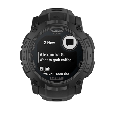 Garmin Instinct 3 50mm Solar Tactical Edition Rugged GPS Smartwatch - International Warranty