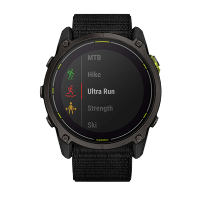 Garmin Enduro 3 51mm Solar Sapphire Multisport GPS Smartwatch - Carbon Gray DLC - International Warranty
